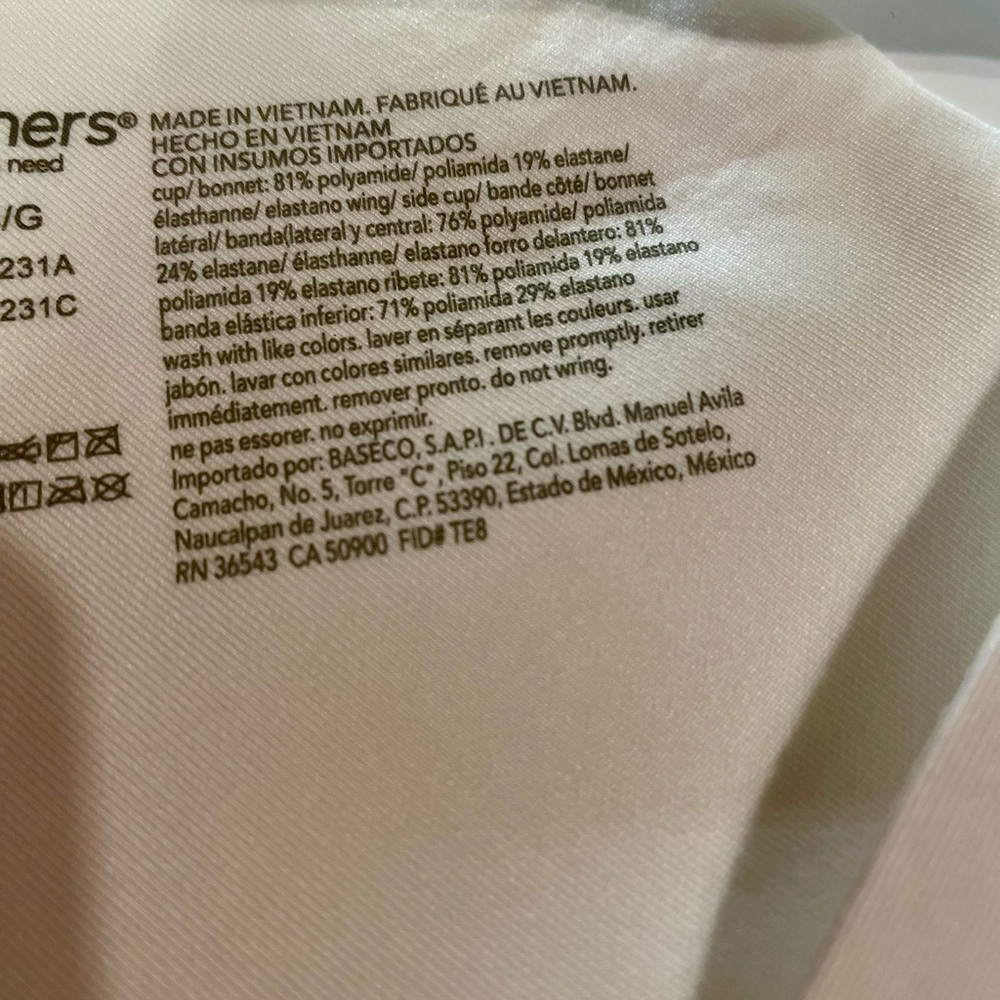 NWT Warner's White No Side Effects T-shirt Bra size Large - Picture 10 of 12
